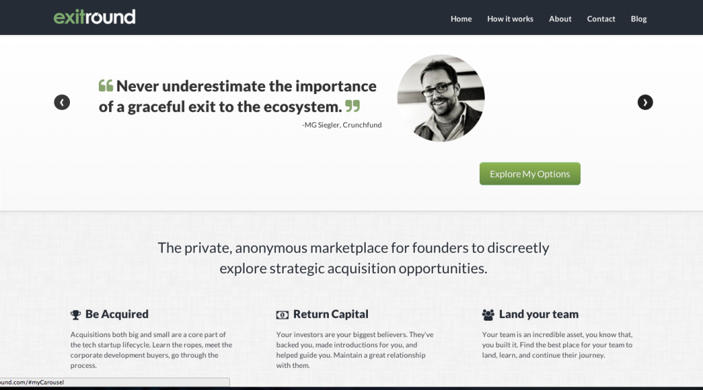 EXITROUND.COM HOMEPAGE